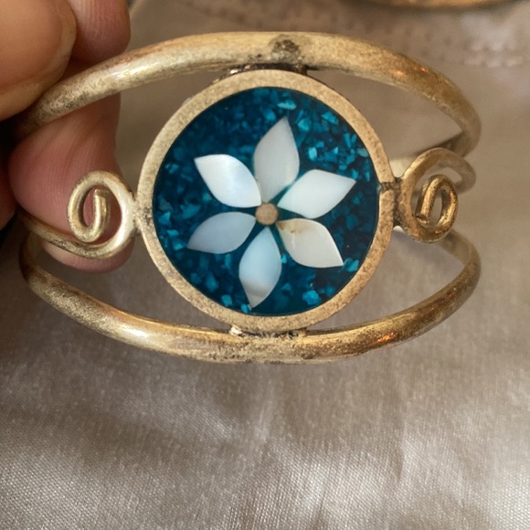 Lot of 3 Vintage Hecho en México Cuff Bracelets - Picture 4 of 7